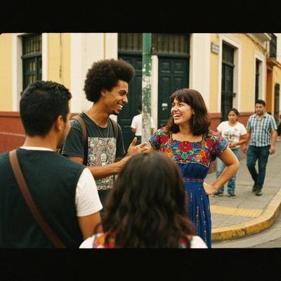 Diverse group of people collaborating, symbolizing community support for personal growth.