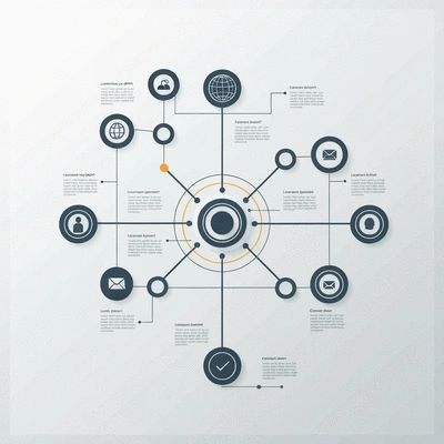Person looking at a complex diagram of personal growth, symbolizing understanding complex concepts.
